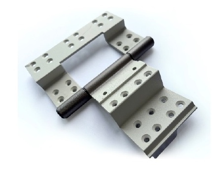 Custom stainless steel and aluminium alloy hinges from the product brochure